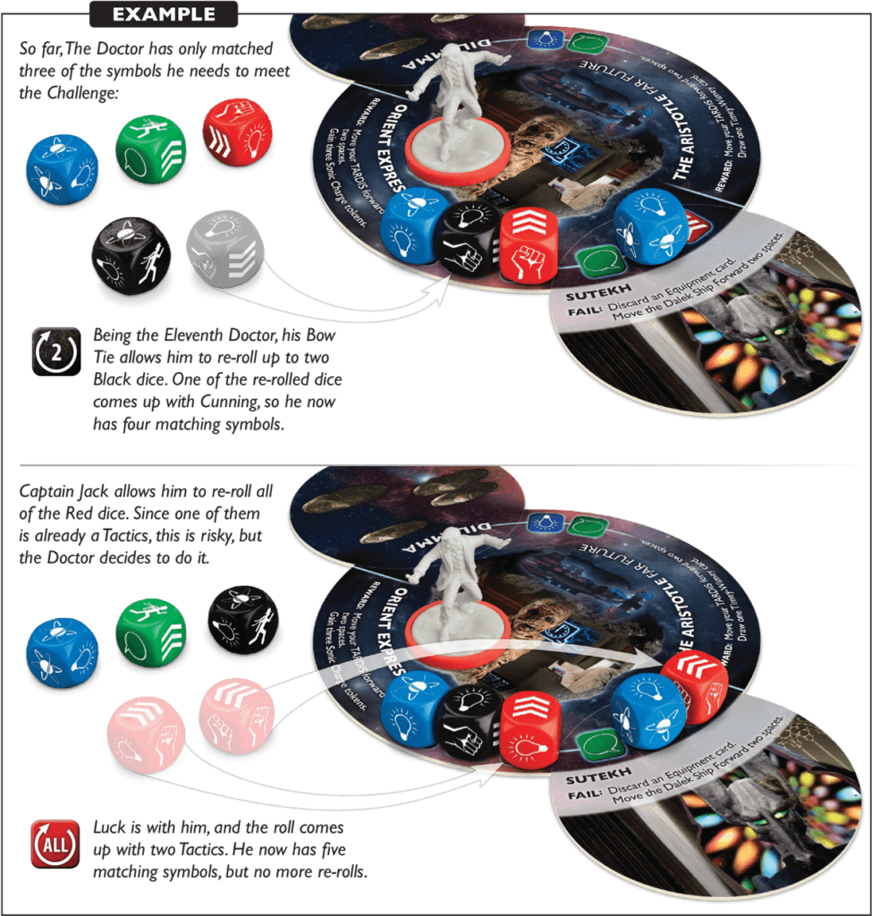 time of the daleks dice diagram