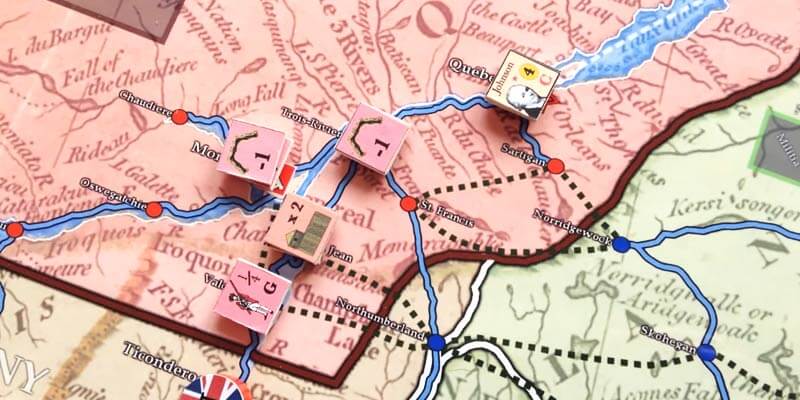 war for america american revolution map and counters