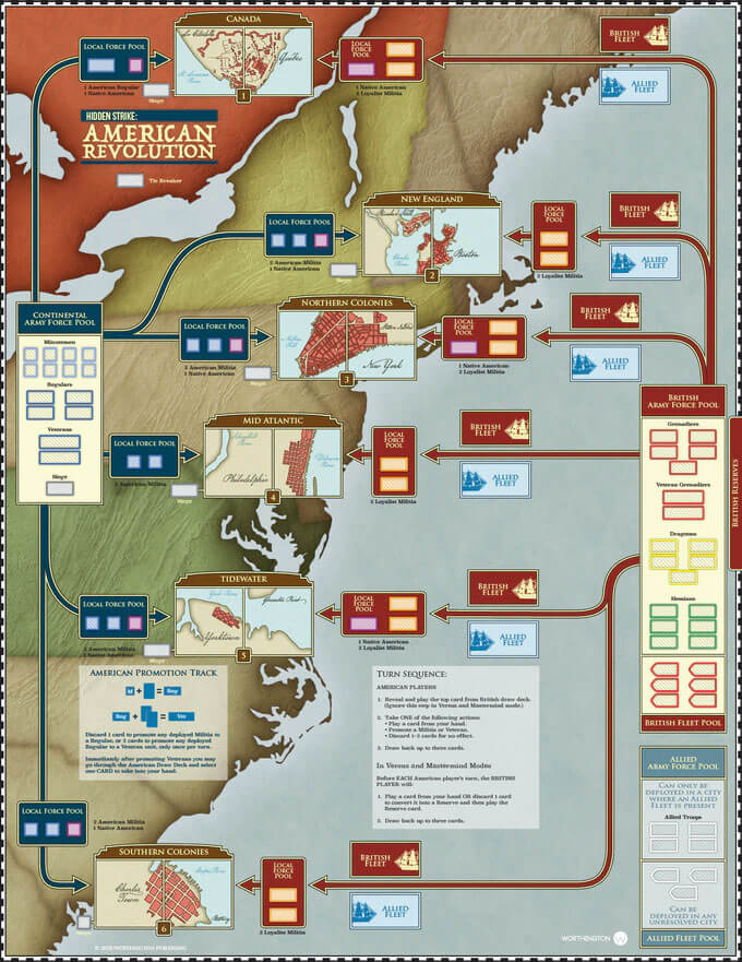 hidden strike american revolution map