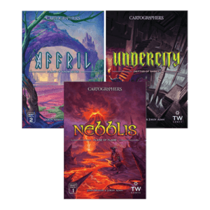 thunderworks games cartographers map packs affril nebblis undercity