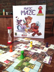 magic maze dude games components