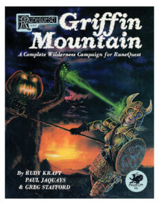 classic rpg adventure griffin mountain from chaosium