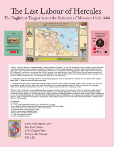 back cover of the Last Labour of Hercules war game